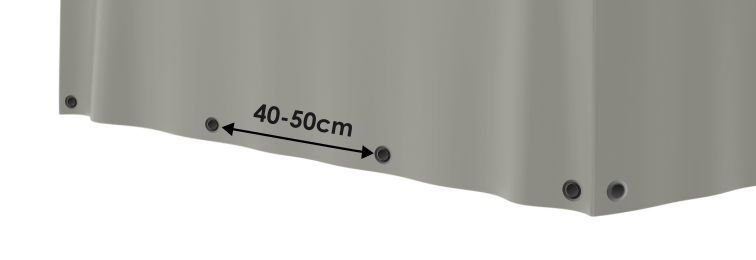 Ø16mm Ringlik (karikák) körbe 40-50 cm-ként