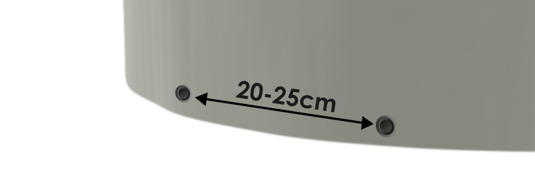 Ø16mm Ringlik (karikák) körbe 20-25 cm-ként