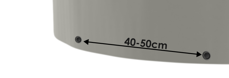 Ø16mm Ringlik (karikák) körbe 40-50 cm-ként