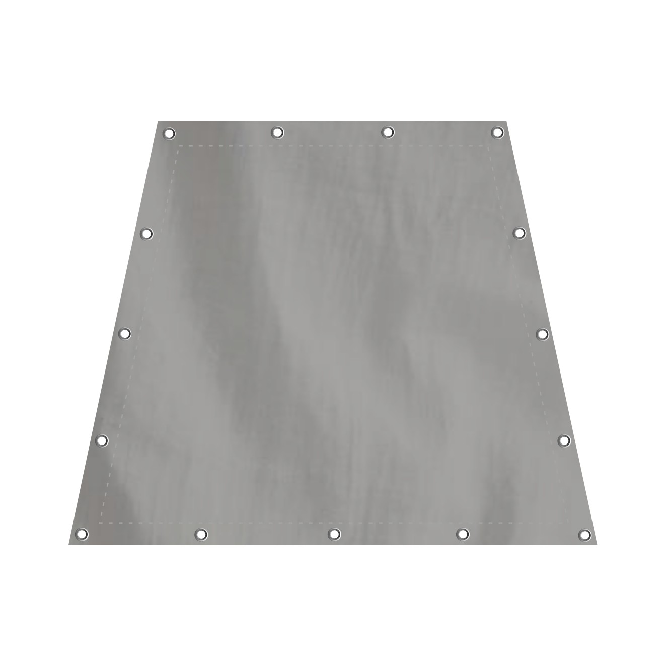 Takaroponyva, egyenloszaru trapez, szurke