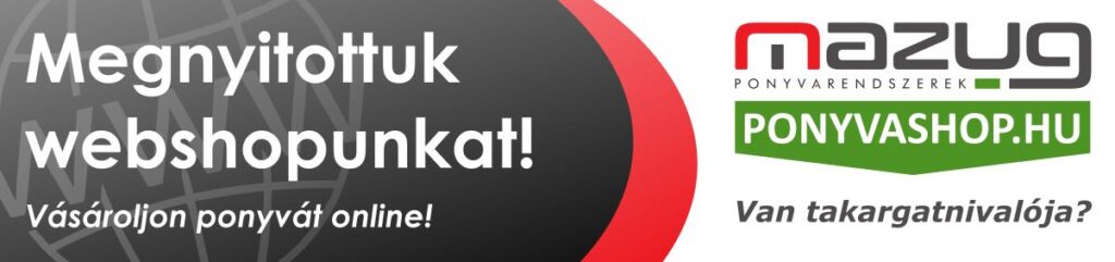 Ponyva webshop, ponyvashop