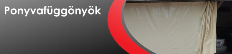 Ponyvafüggönyök egyedi méretre