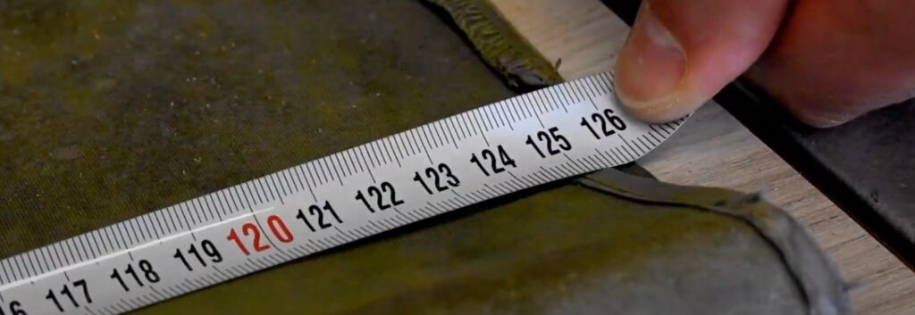 Hintaágy ülőhuzat pontos megmérése, új rendeléshez