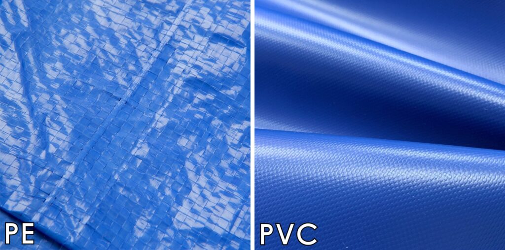 PE és PVC ponyva közötti különbség