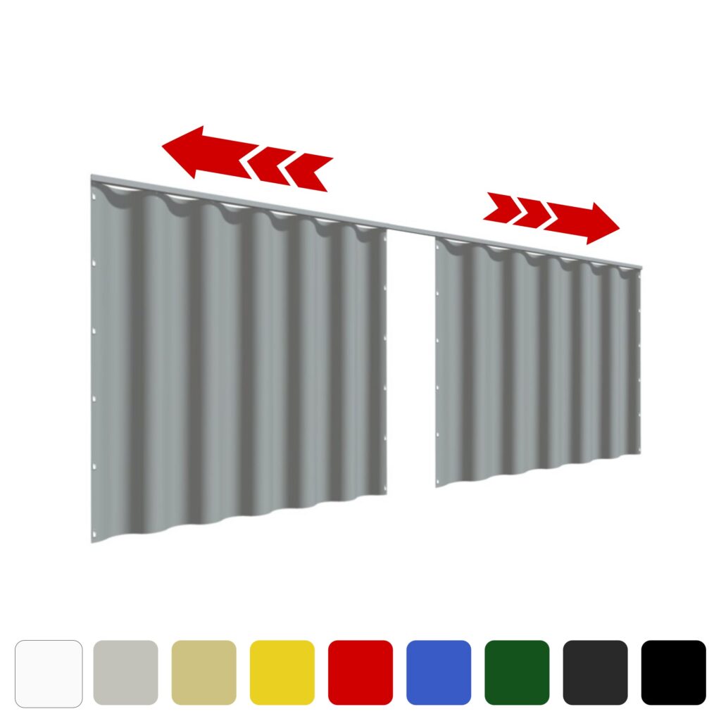 dupla ponyvafüggöny szín választék