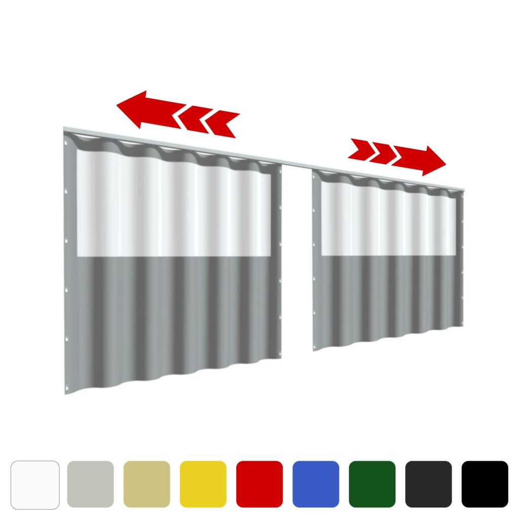 dupla ablakos ponyvafügönny színpaletta