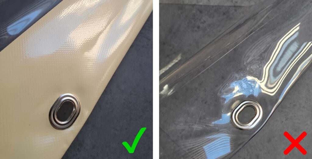 teraszponyva ablakának szegélye