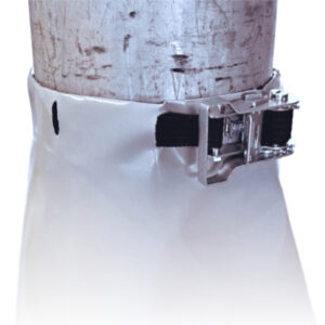 ponyvacső hengeres csatlakozása