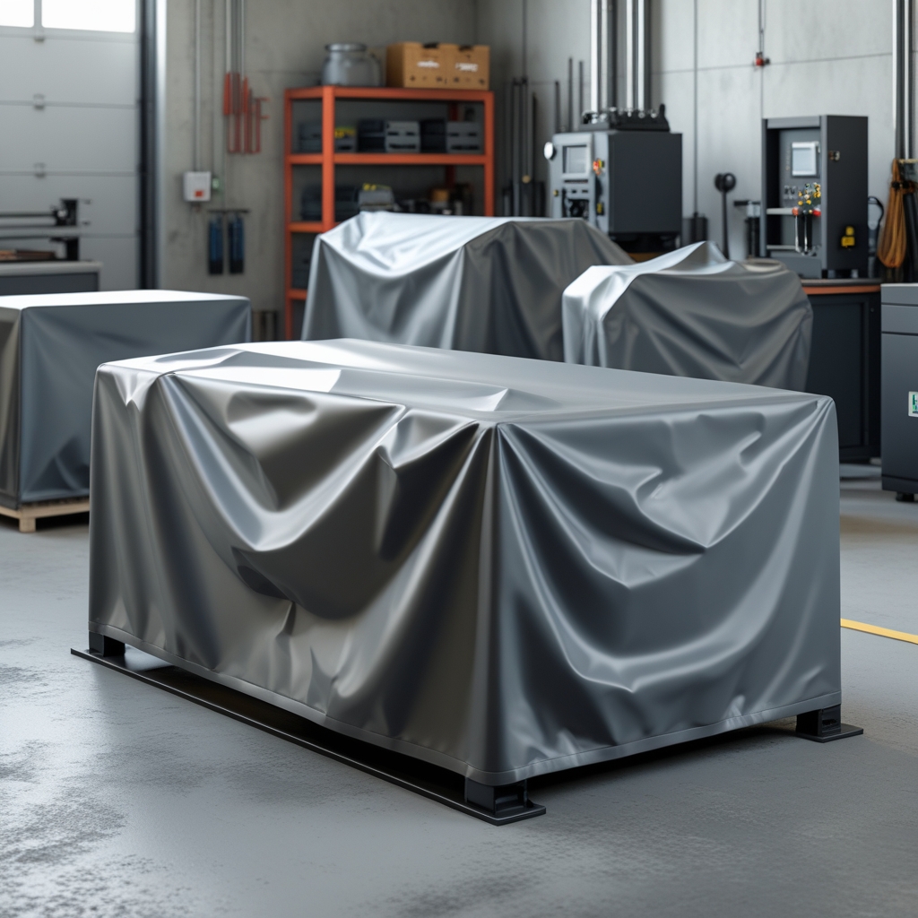 óvja meg értékeit gyári, szállítási, rakodási környezetben géptakaró ponyvával