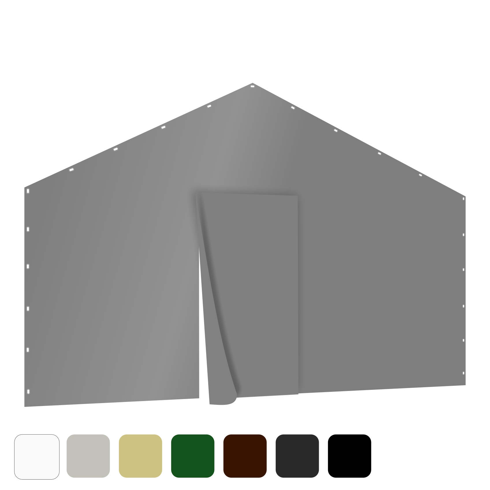 Ponyvashop.hu_Teraszponyva, csucsos, egyajtós